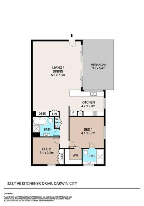 Zen Oceania - 2Br Ocean View Apartment Darwin Luaran gambar